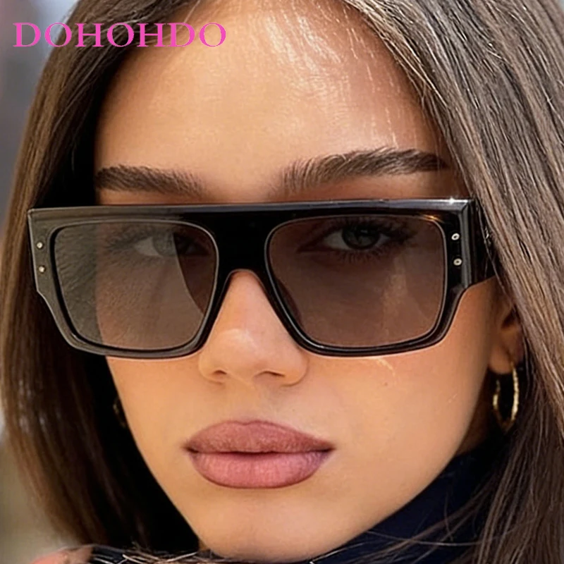 

Vintage Luxury Designer Oversized Square Punk Sunglasses Women Outdoor Sports Cycling Goggles Unisex Gafas De Sol Mujer UV400