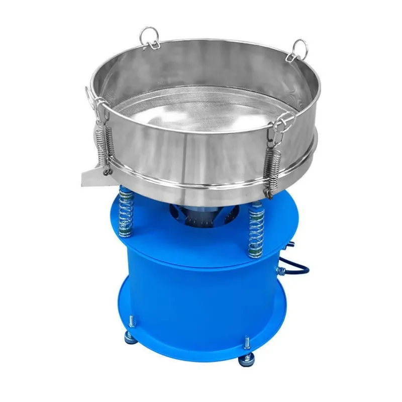 Stainless Steel Electric Vibrating Sieve Machine For Flour Powder Sieving And Soy Milk Filtration Small Size