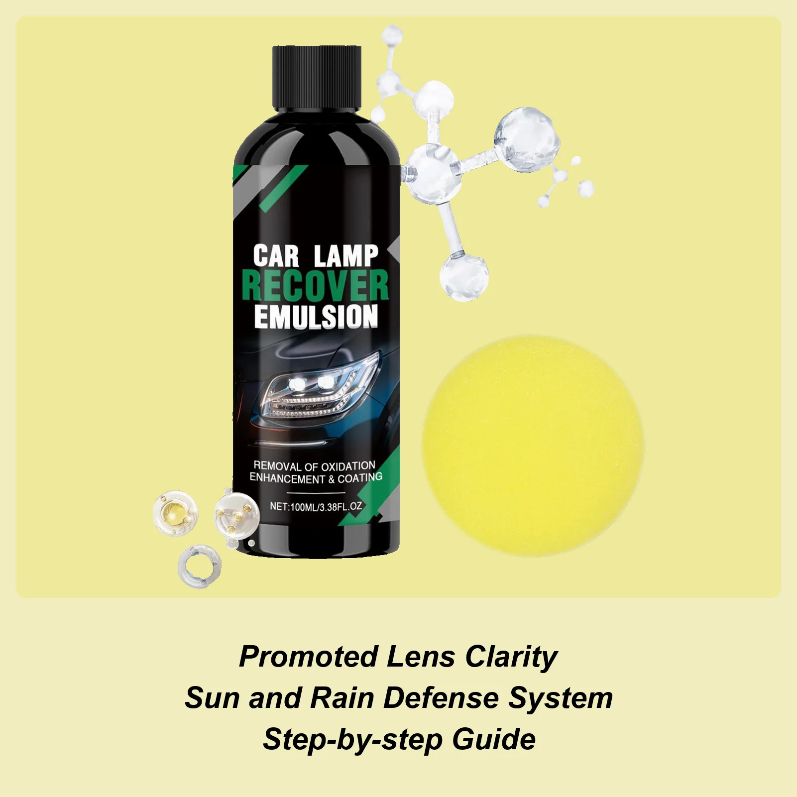 

Восстановление фар, 100 мл, жидкость для удаления царапин, средство для восстановления фар для грузовика, внедорожника, мотоцикла, прицепа, обслуживания автомобиля