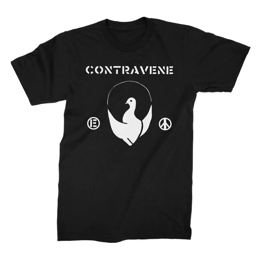 CONTRAVENE - Peace Dove Shirt Punk,Peace, Anarcho Punk,Crustpunk,Daymares, High Quality 100%Cotton Short Sleeve