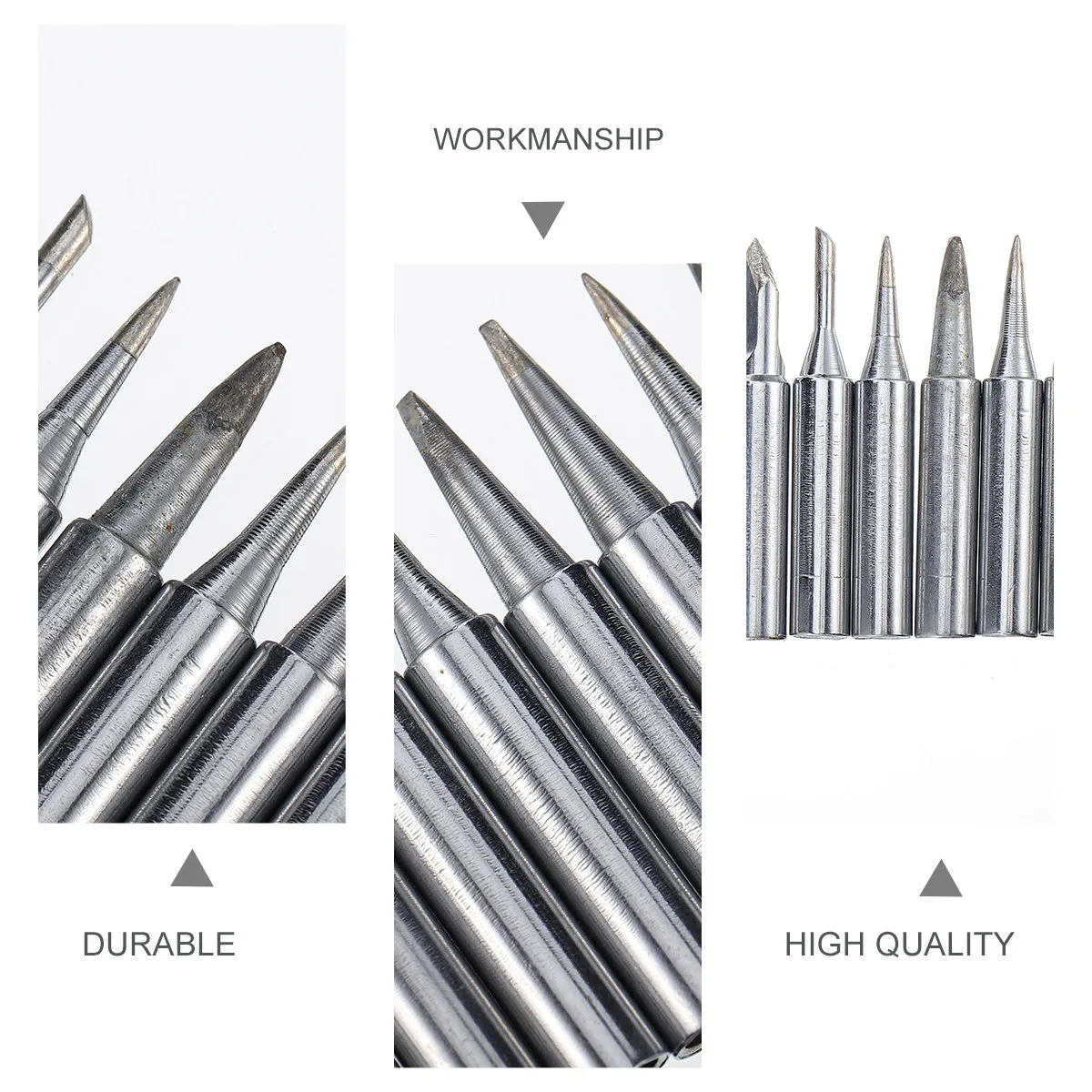 

Набор из 12 медных паяльных наконечников с защитой от коррозии, высокой теплопроводностью для паяльной станции 936