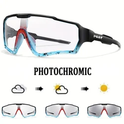 POAT Brand Photochromic Cycling Sunglasses New Style Men Women Fishing Running Sports MTB Windproof Bike Bicycle Eyewear
