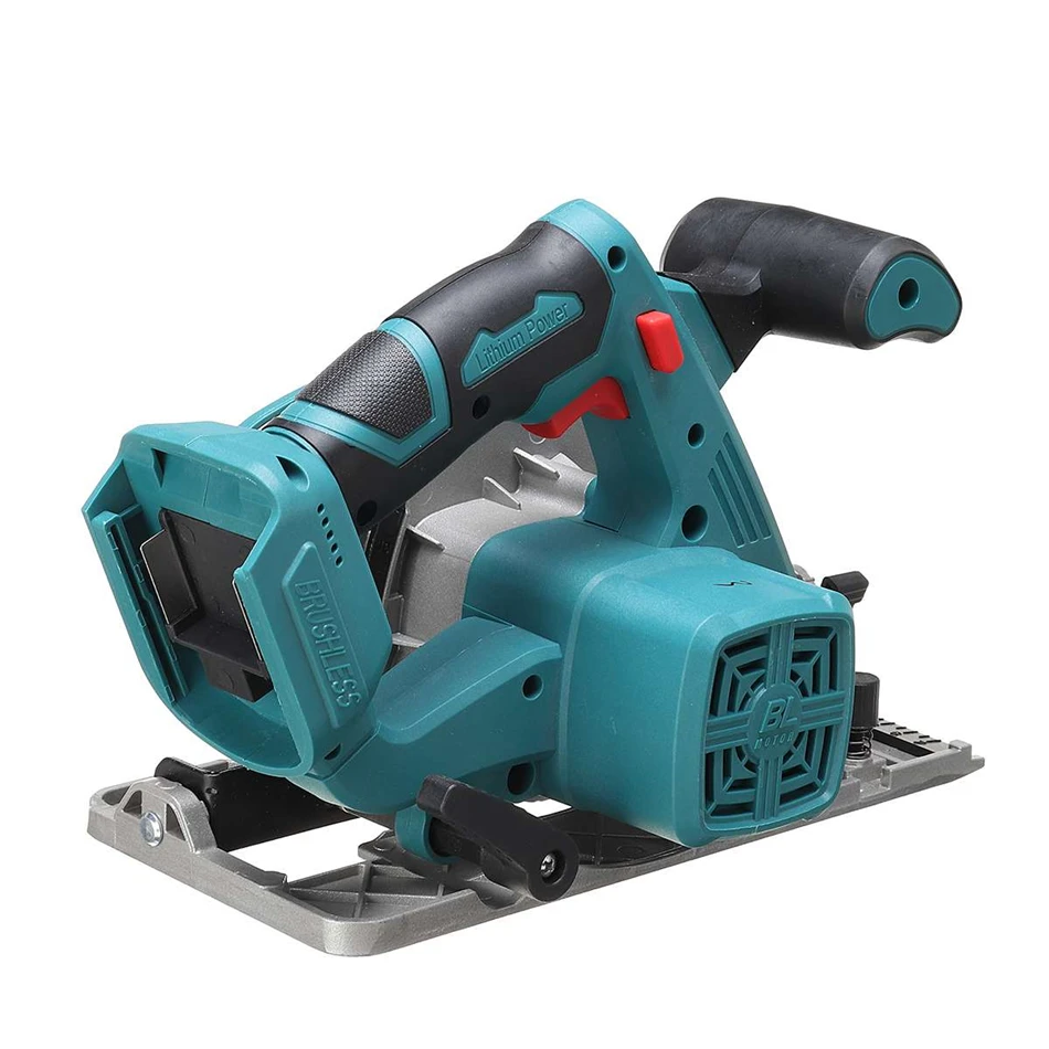 

3800W Brushless Cordless Electric Circular Saw 165mm Saw Blade Adjustable Angle Cutting Woodwork Cutting Cordless Electric Saw