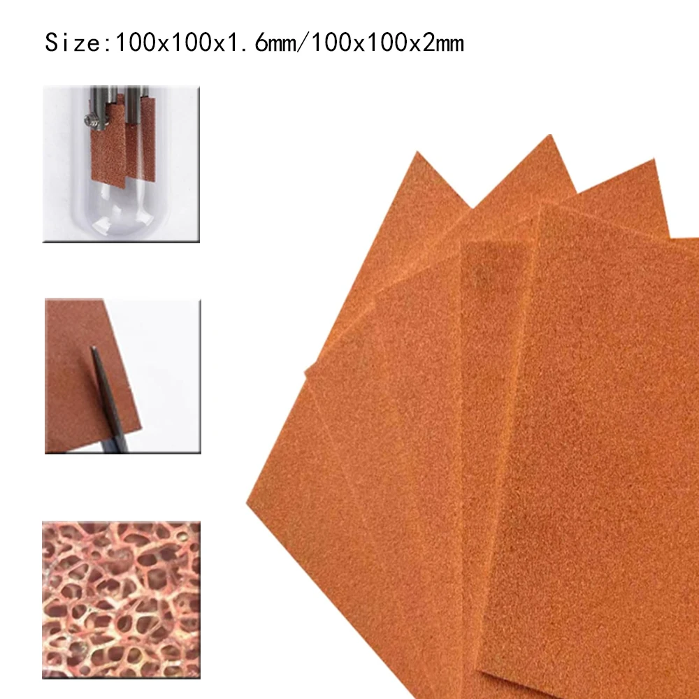 

Porous Alloy Metal Foam Copper Copper Foam /Heat conduction/Electromagnetic shielding/Catalyst/Electrolytic copper material