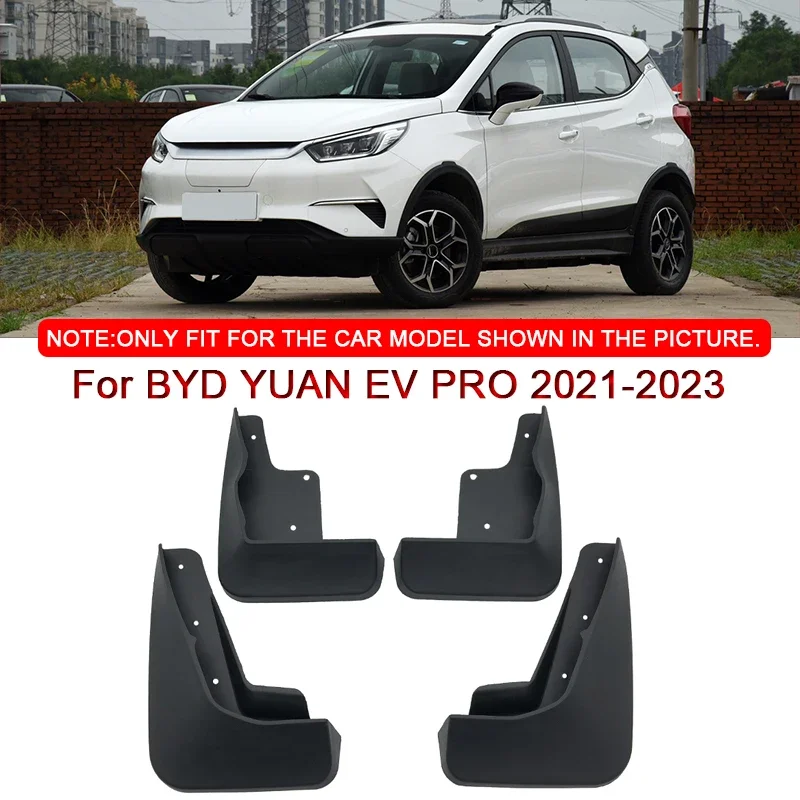 

For BYD YUAN EV PRO 2021 2022 2023 Car Styling Car Mud Flaps Splash Guard Mudguards MudFlaps Front Rear Fender Auto Accessories