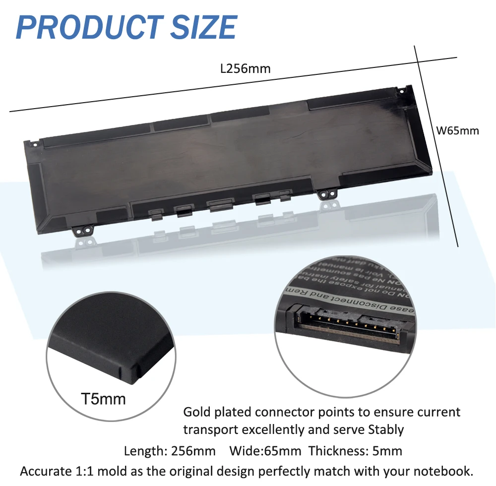 ETESBAY F62G0 DELL Inspiron 13 7370 7373 7380 7386 Vostro 13 5370 RPJC3 39DY5 P83G P87G P91G 11.4V 38WH