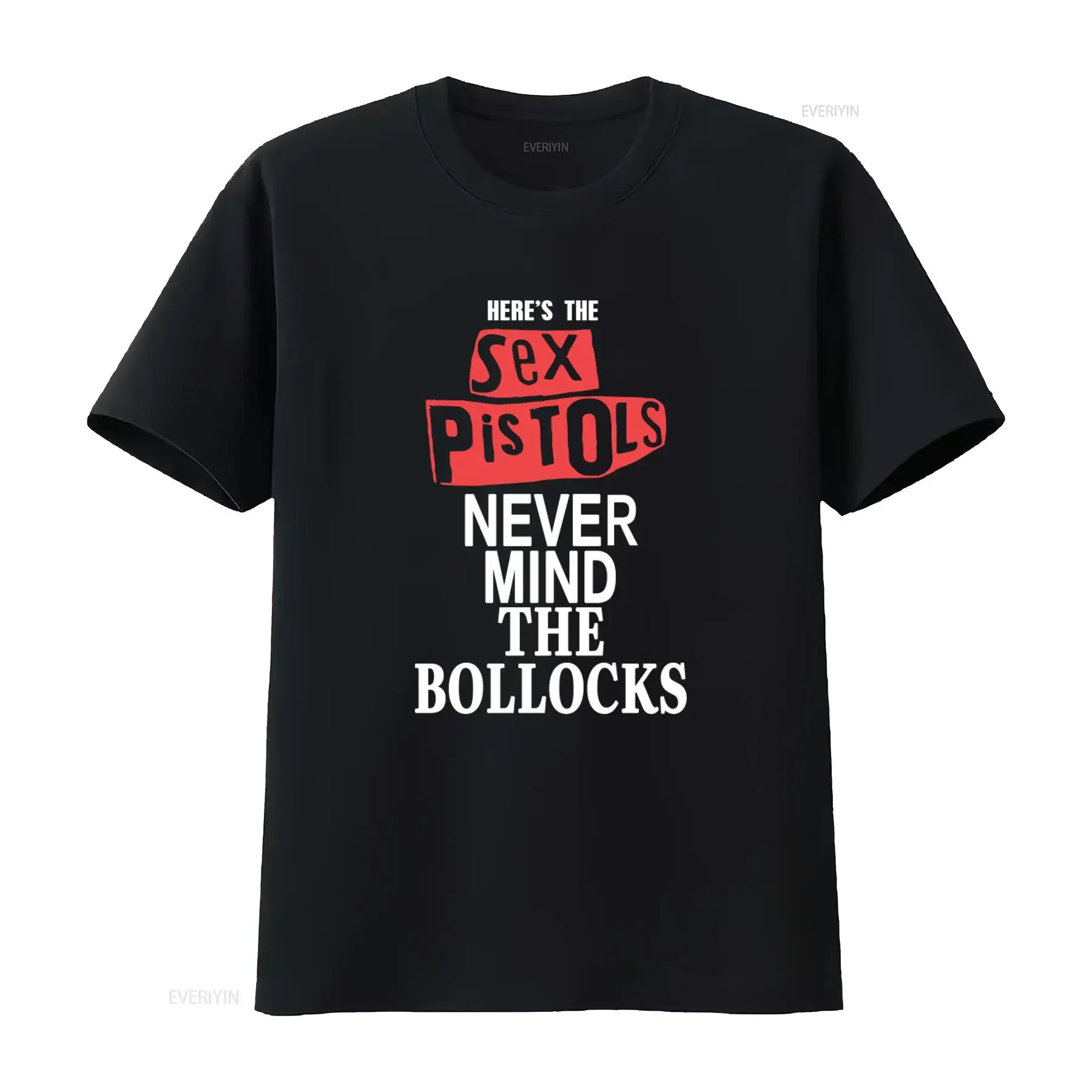 Mens The Sex Pistols Never Mind Bollocks Distressed Official T Shirt vintage Washed Top For Everyday Wear Casual Slightly Soft