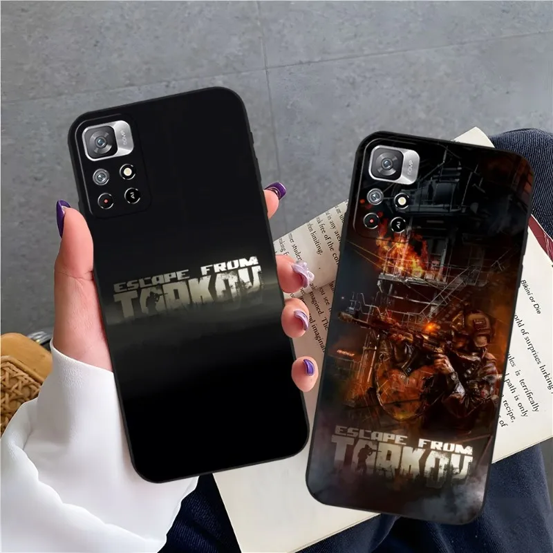 Game Escape From Tarkov Phone Case For Xiaomi Redmi 9T 9A 10A 9 10 8 8A Note 9S 7 11S 12 11 10S Pro Plus Cover