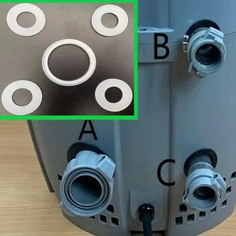 Jeu de joints de connecteur de pompe à air, compatible avec Saluspa Coleman, Lay-z-spa, bain à remous gonflable, foyer, remplacement de spa