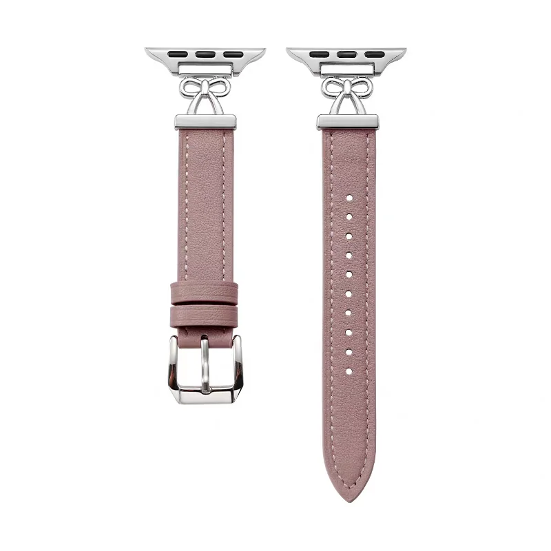 Elegantes Lederarmband für Apple Watch Correa Damen 11/10/9/8/7/6/5/4/3/2/1 SE 38mm 40mm 41mm 42mm 44mm 45mm 46mm 49mm Armband