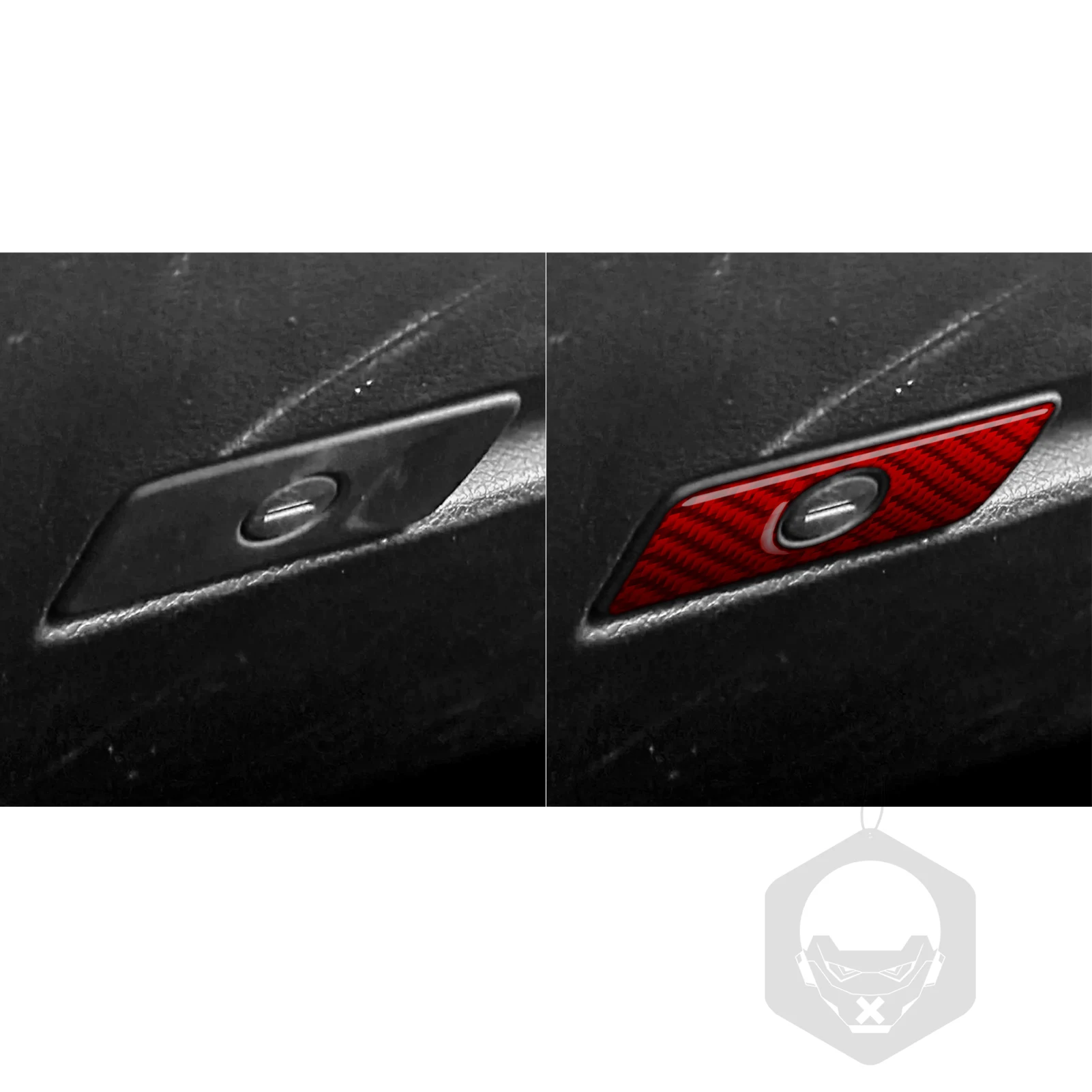

Carbon Fiber Automotive Passenger Side Glove Box Handle Switch Panel FOR JEEP RENEGADE 2014-2023 Interior Accessory Stickers