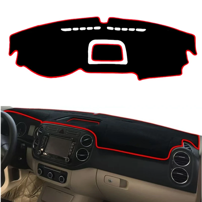 For Volkswagen VW Tiguan 2009-2012 2013 2014 2015 Dashboard Dash Cover Mat Pad Sunshade Protector Carpet Car Styling Accessories