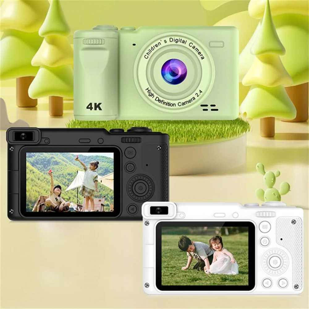 HD 1080P 2.4 inch digital Camera Dual Reflection with 8x Zoom for Adults and Children 400MAH Battery Taking Photos