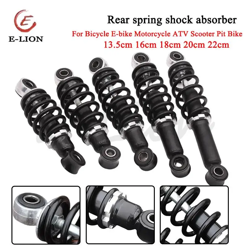 

Spring shock absorber 13.5/16/18/20/22cm rear suspension electric bicycle motorcycle scooter shock absorber
