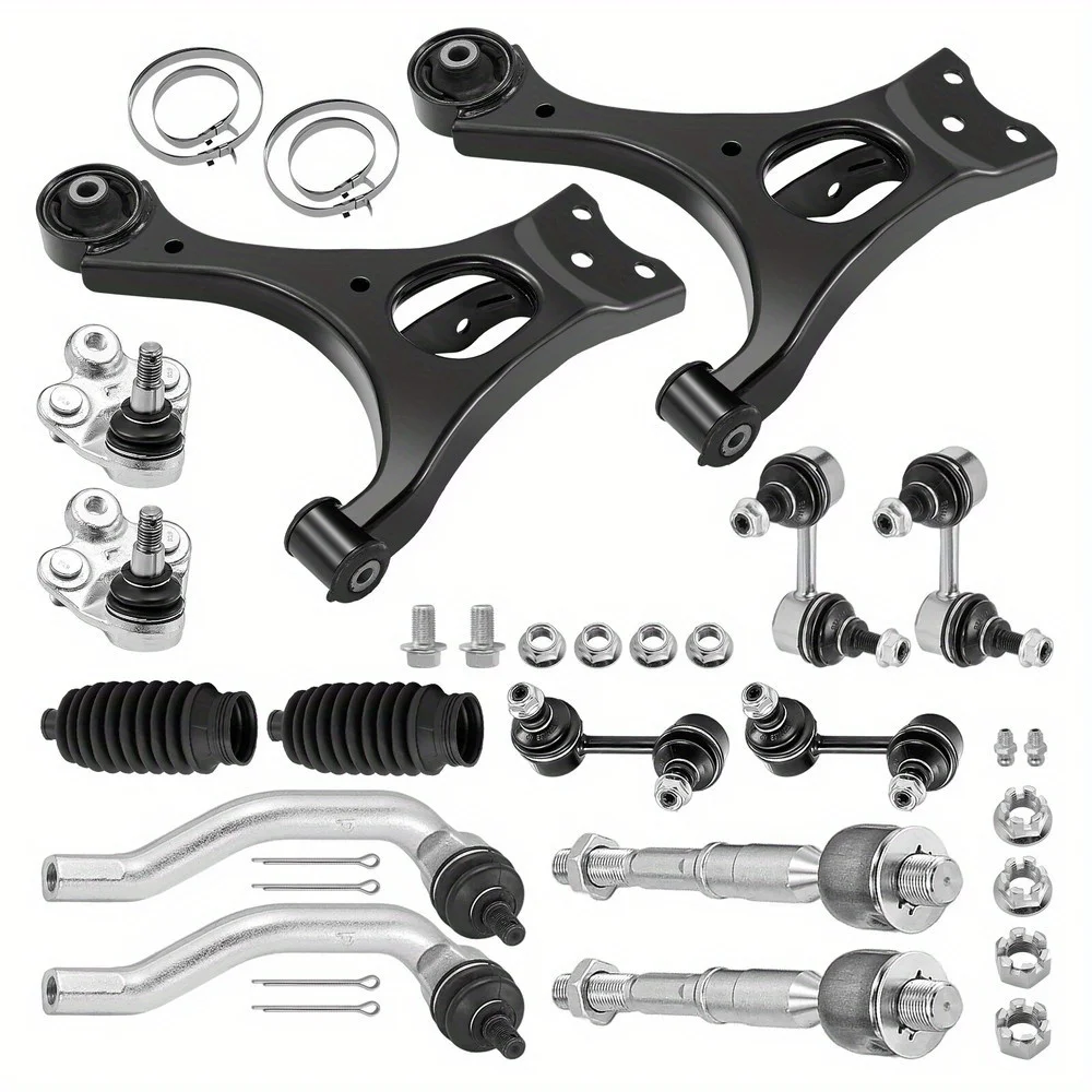 

OE Front Lower Control Arms Ball Joint Sway Bars Tie Rods For Honda Civic 2006-11