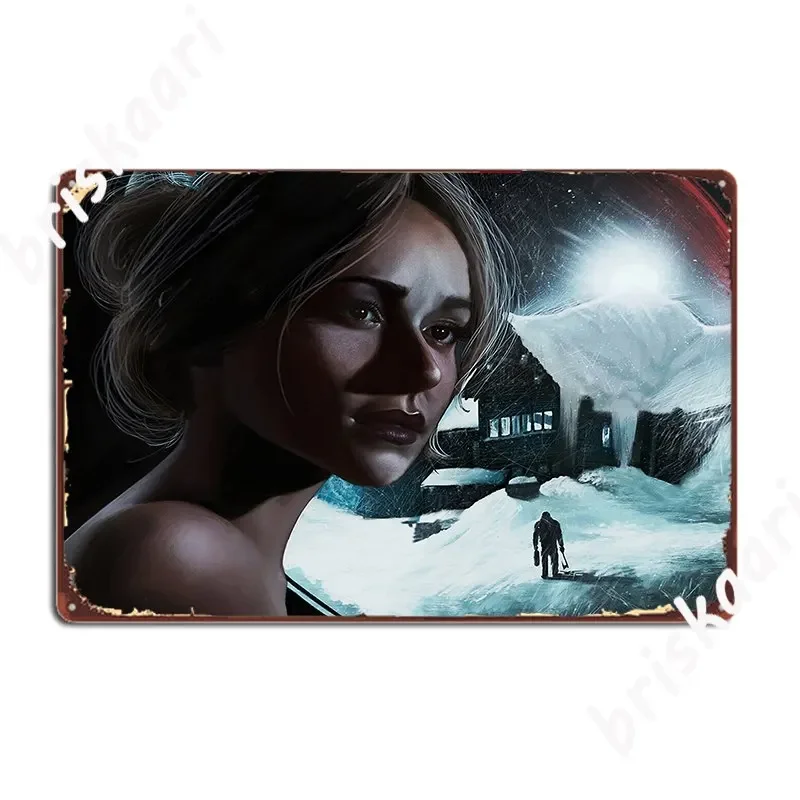 Until Dawn Metal Plaque Poster Wall Cave Designing Club Bar Wall Decor Tin Sign Poster