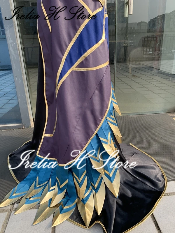 Irelia H Store Customized coven morgana LOL Cosplay lol Morgana Cosplay Costume Halloween Party Dress