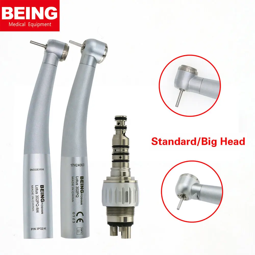 

BEING Dental Turbine High Speed Handpiece 4Hole MULTIflex Quick Coupler Fit for KAVO 302PQ-K 303PQ-K