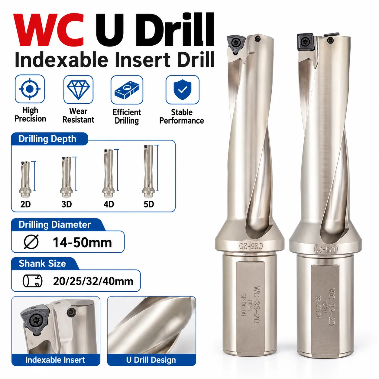 broca-indexable-wc-14-50-mm-2d-3d-4d-5d-con-vastago-de-20-mm-25-mm-32-mm-40-mm-para-taladro-cnc-de-metal
