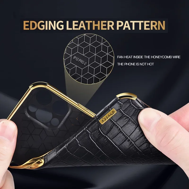 Crocodile Pattern Case For Xiaomi 13T Pro 13 Lite 12T 12 Cover Shockproof Ring Magnetic Holder Mi 11 11T 10T 10S Coque Fundas