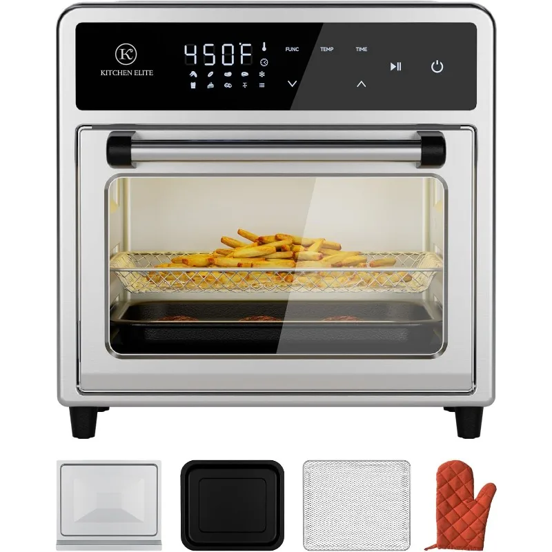 

Air Fryer Oven Combo, 12.6 Quart Compact Microwavable Countertop Oven, 9 Presets and 1 DIY Function