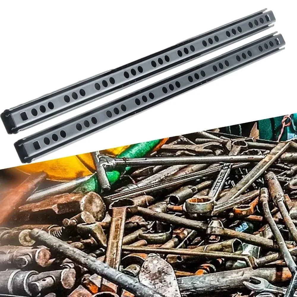 2 Stück Glattlaufende Schubladenschienen 17mm Breit Zweiwege-Schubladenschiene 8-17 Zoll Vollauszug Möbelschienen