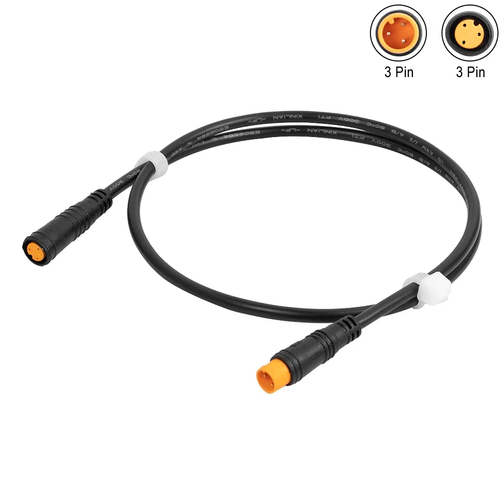 Mannelijke Vrouwelijke Verlengkabel Sensor voor BAFANG Elektrische Fiets Motor Drive Duimgas Ebike 3-pins Conversie Connector Kabel