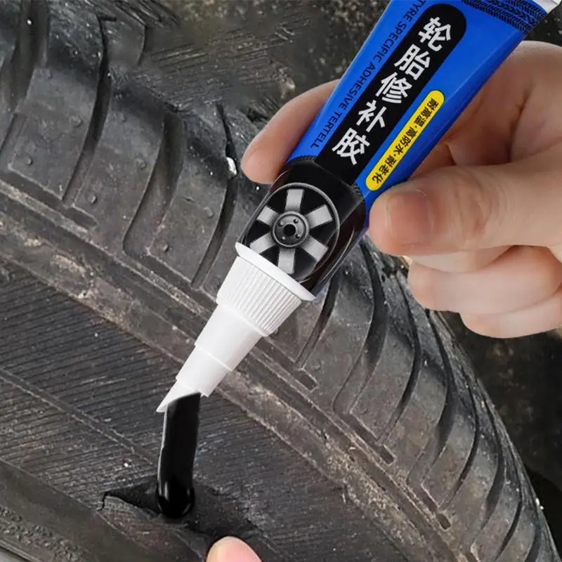 Car Tire Repair Adhesive Waterproof Heat Resistant Strong Glues Auto Instant Liquid Tyre Glue Vehicle Accessories