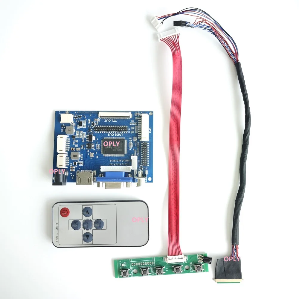 

For B140RW02 V0 V1 V2 14" 1600×900 40Pin Display LVDS LCD Panel Controller board WLED VGA AV HDMI-Compatible Kit