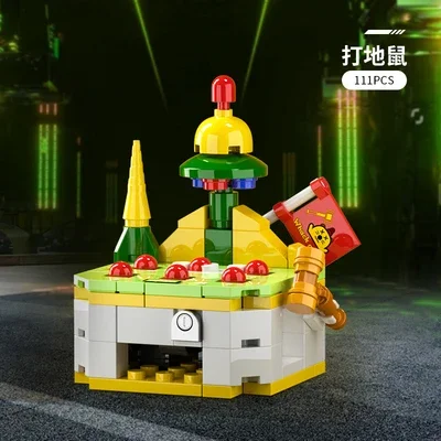 Mini-Haus-Bausteine, City Store, Street View, Snack, Straßenfiguren, Kinderspielzeug, Geschenke für Jungen und Mädchen, kompatibel mit Lego