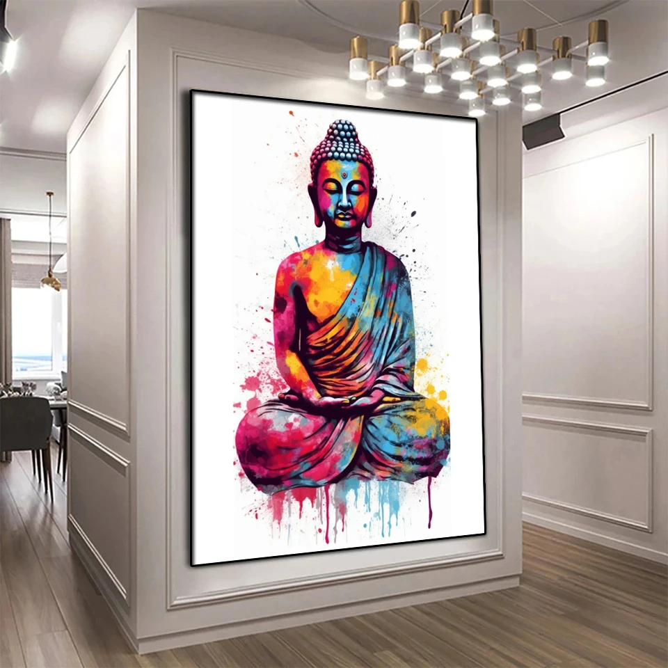 Religious Buddha Icon 5D Diamond Painting Cross Stitch Portrait Mosaic Full Diamond Embroidery Buddhism DIY Home Decor Gift