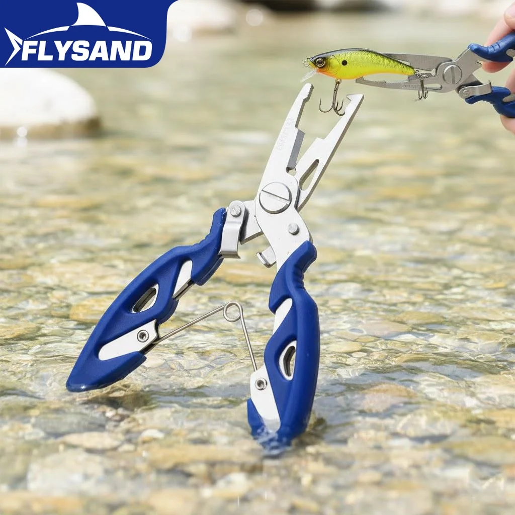 Fishing Plier Scissor Braid Line Lure Cutter Hook Remover Fishing Tackle Tool for Cutting Fish and Handling Catches