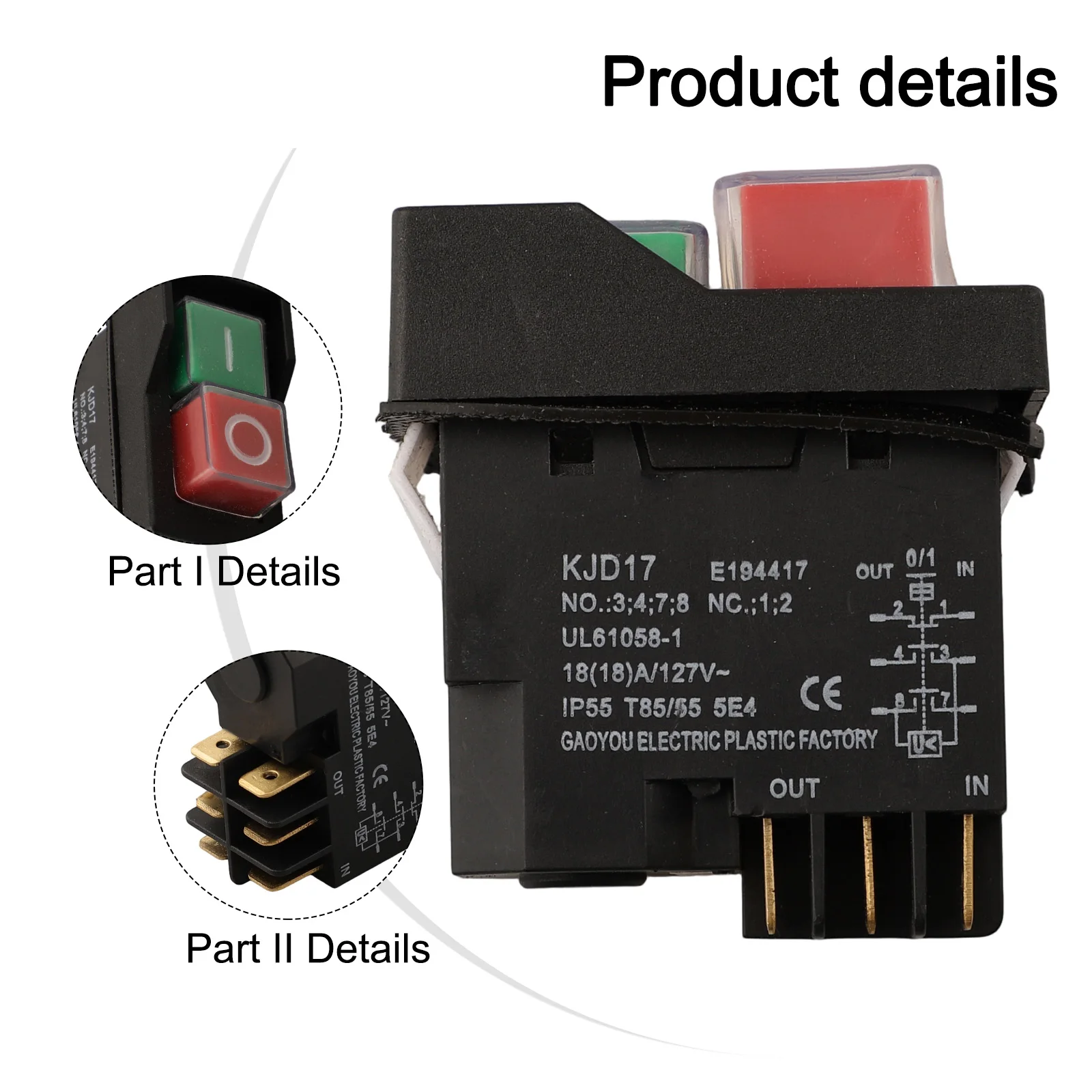 For DWE7491RS For DWE7485 DWE7491RS Switch Table Saw Switch Appliance For DWE7491RS Switch Part Number N603746