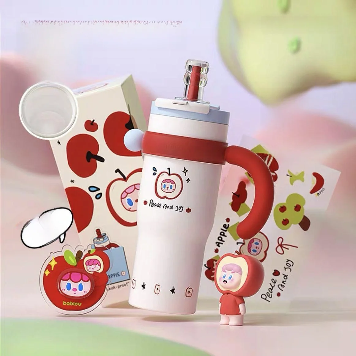 

Bablov aron Color Large Capaci Cerc Insulated Water Bottle Women's High Aesthetic Value St Ice Dominating Cup