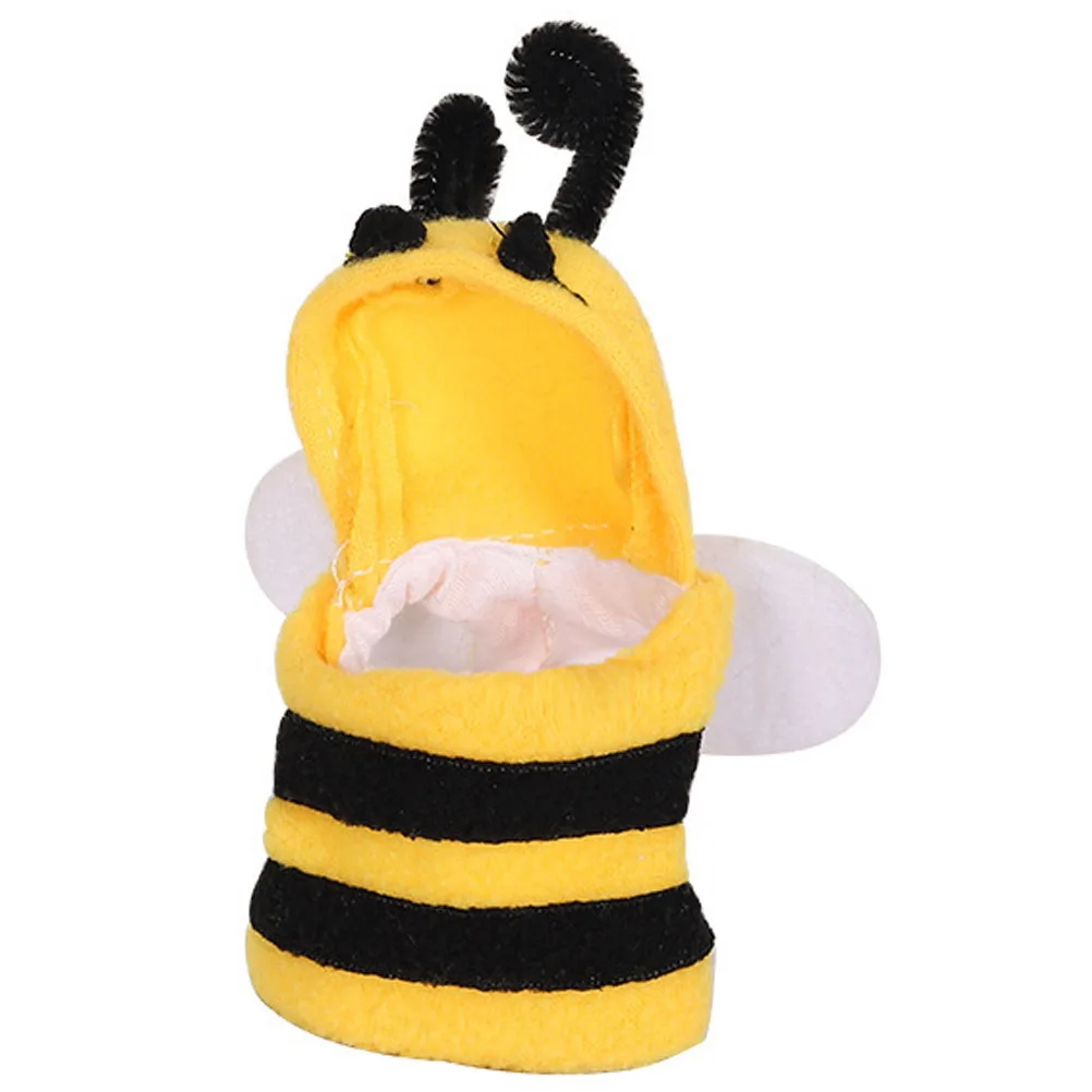 

Pet Bird Clothes L Size Warm Bee Costume for Parrots Autumn Winter Reusable ClothingFunny Halloween Christmas Decoration