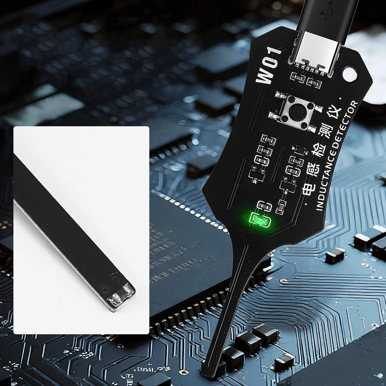 Motherboard Component Coil Tester Mobile Phone Component Fault Detection And Diagnosis Repair Tool Electronic Coil Repair