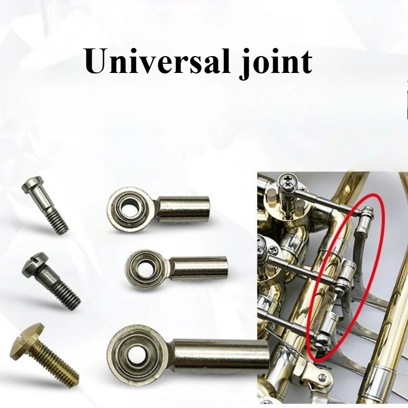 

Зажим для плоского ключа, баритоновый рожок, тенорский рожок, французский рожок, универсальный шарнир, универсальный шарнир, винт, аксессуары для музыкальных инструментов