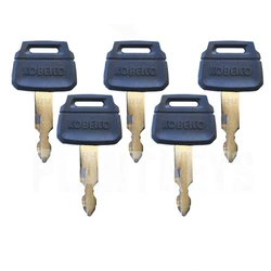 For Kobelco K250 (Set of 5) Excavator Keys New Holland Kawasaki Wheel Loader Case