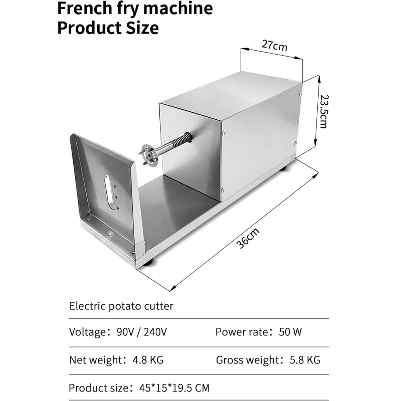 Electric Tower Stainless Steels Potato Slicer Commercial Spiral Potatoes Hine