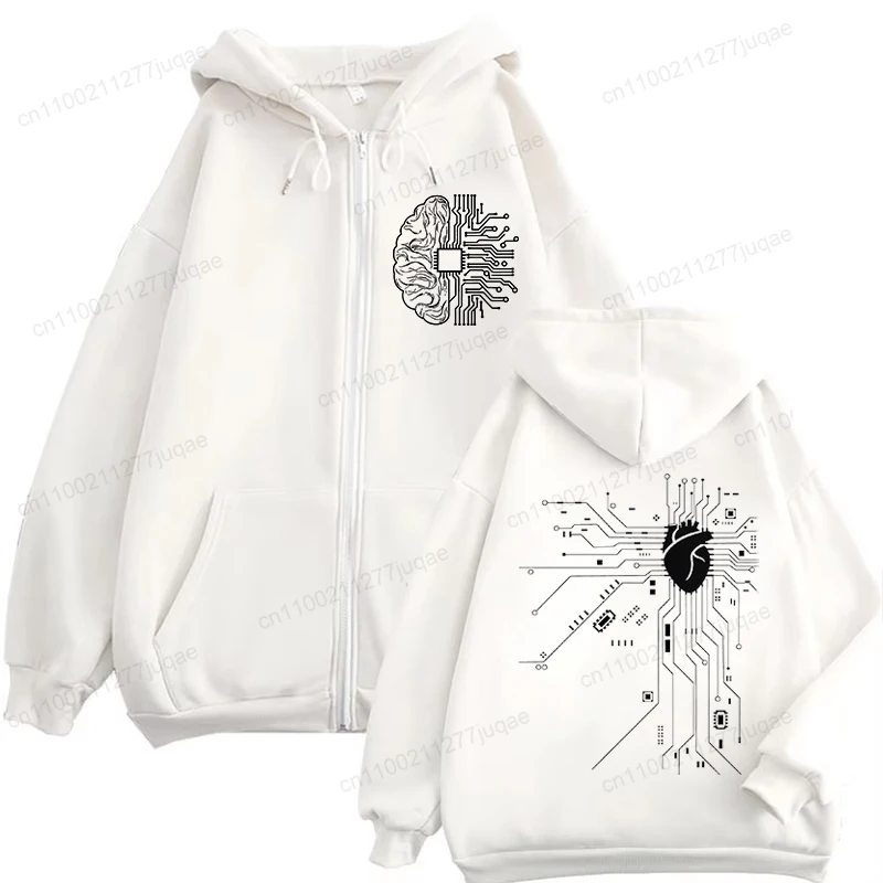 

Технология мозга, модная повседневная толстовка на молнии, уличная одежда в стиле хип-хоп, толстовки для скейтборда, процессора, компьютерных компьютерных компьютерных толстовок, толстовка на молнии