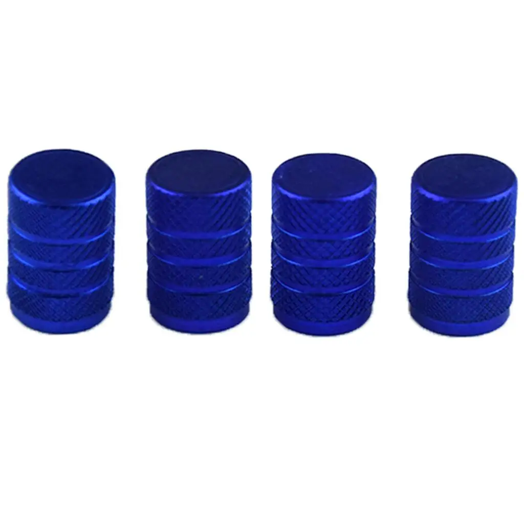 

4pcs Bicycle Valve Caps Metal Tire Rims Valve Caps Anti-dust Cover 10x16mm