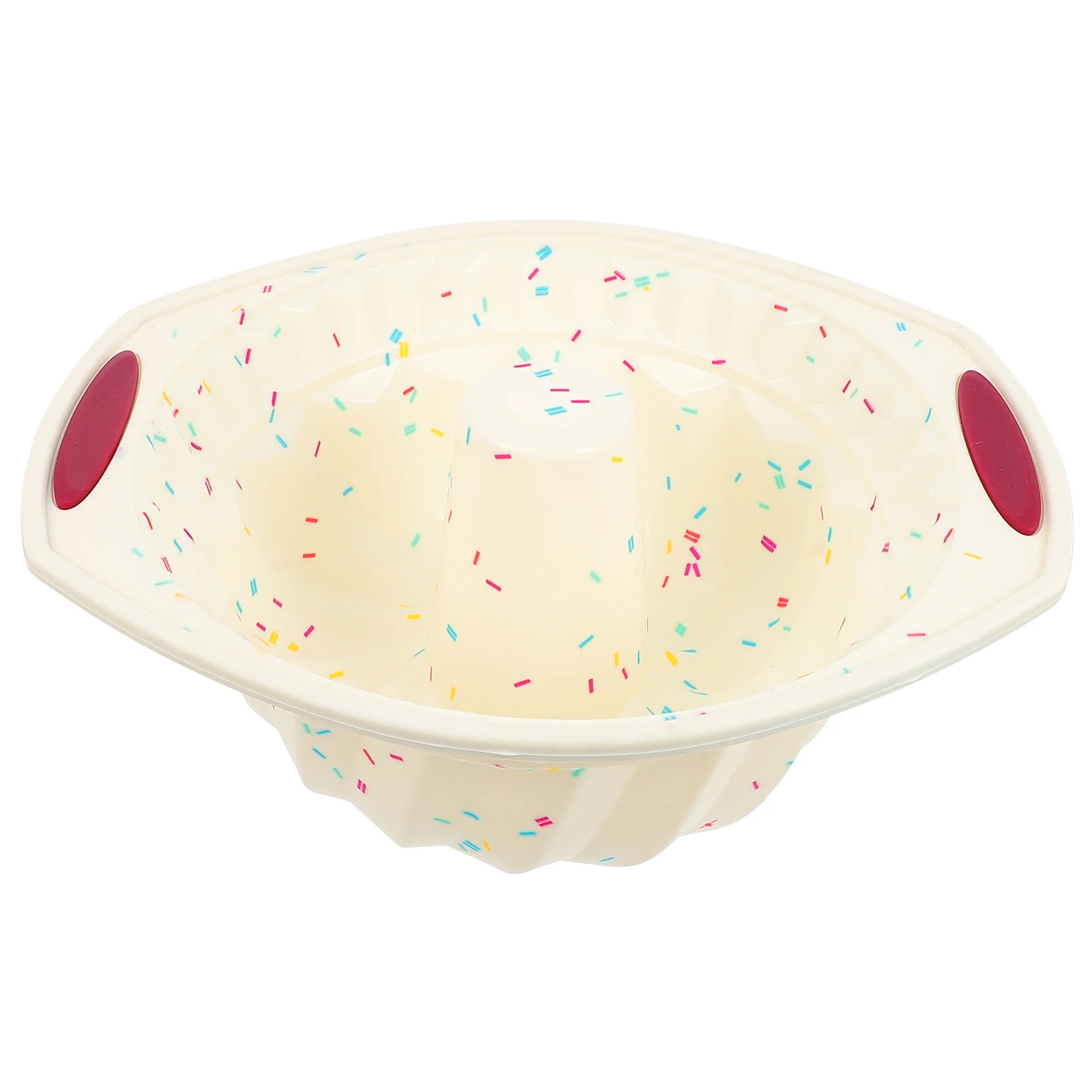 

1Pcs Silicone Savarin Cake Mold Professional Non-Stick Thickened Material Smooth Demoulding Fast Heat Transfer