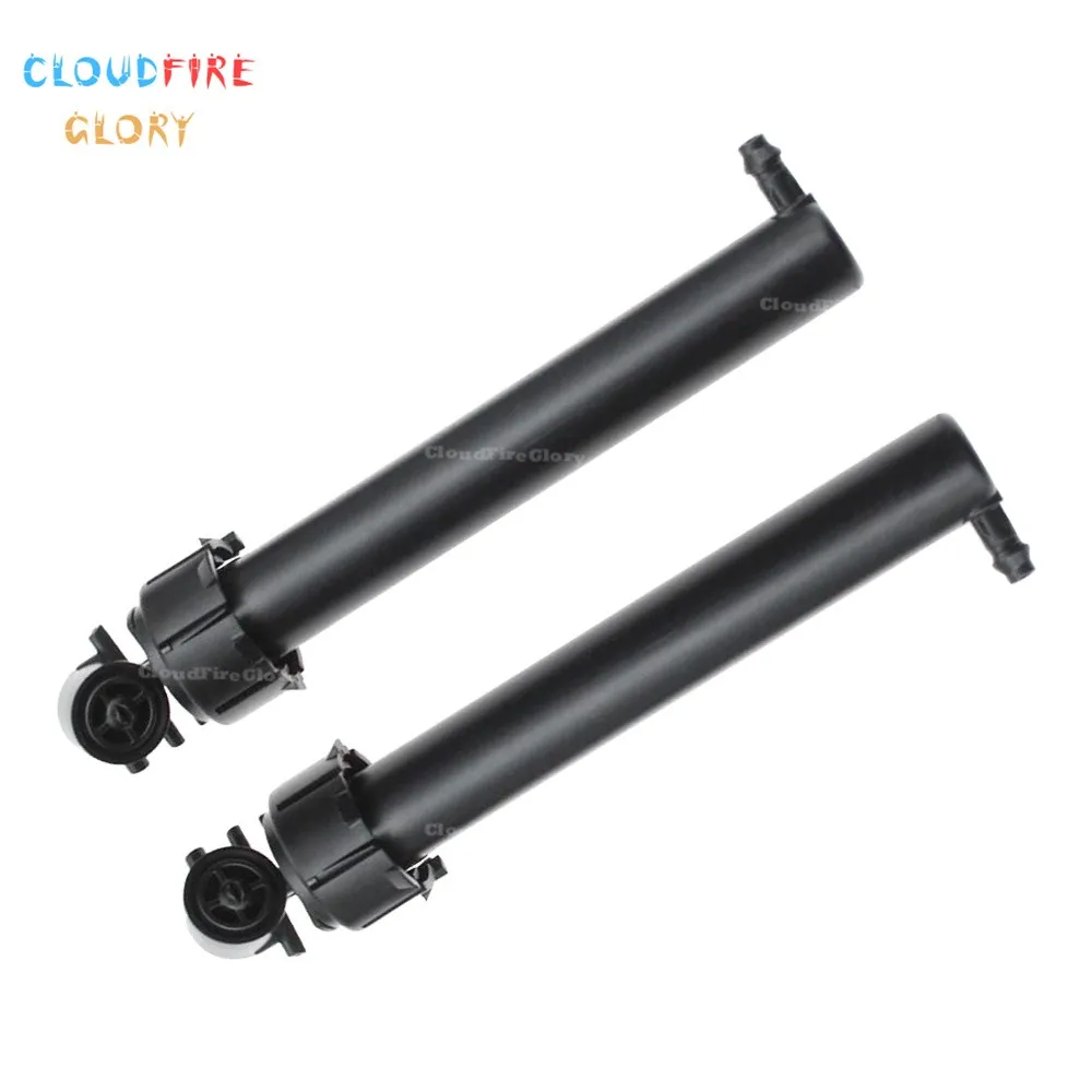 

CloudFireGlory 31416797 31416798 Pair Front Left Right Headlight Washer Nozzle Black Plastic For VOLVO XC60 2017-2022