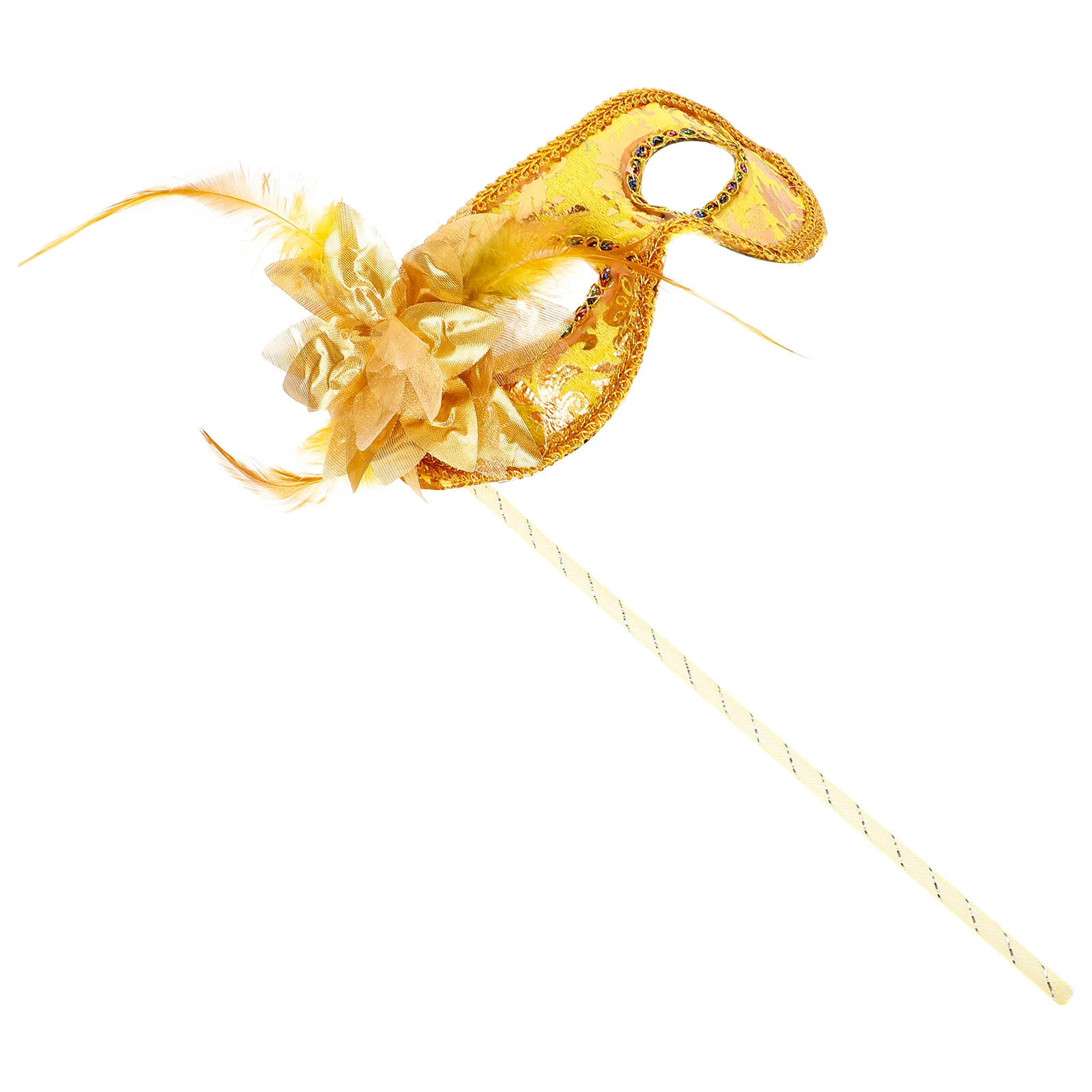 Máscara de baile portátil pluma carnaval festa prop fantasia vestido traje acessório halloween cosplay evento para mulher