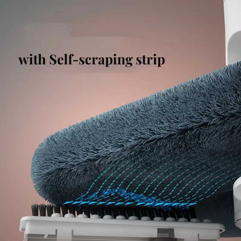 Mocio e secchio per la casa con set di spratrici automatici Mocio per la pulizia dei pavimenti in microfibra con cubo magico rotante a 360 gradi