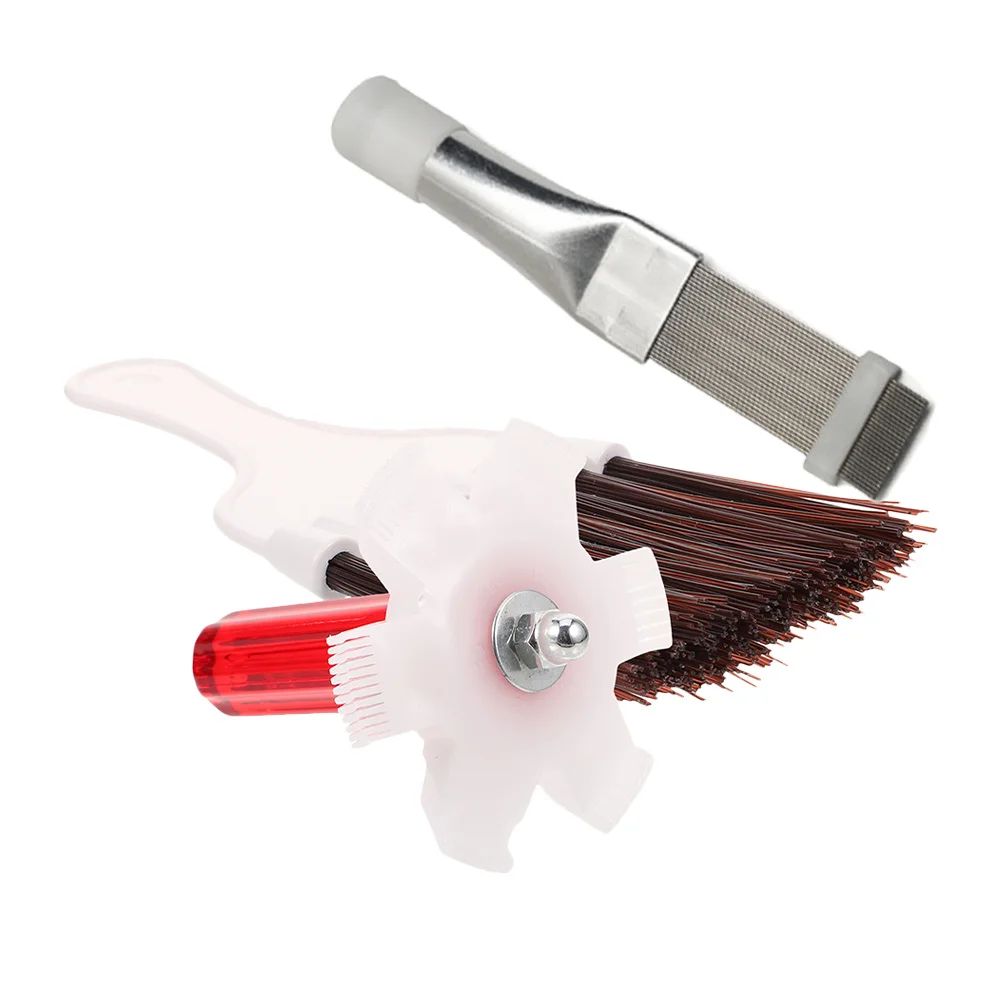 

3Pcs Air Conditioner Fin Comb Kit Heavy Duty Coil Cleaning Brush for Condenser Radiator Efficient Maintenance Tool