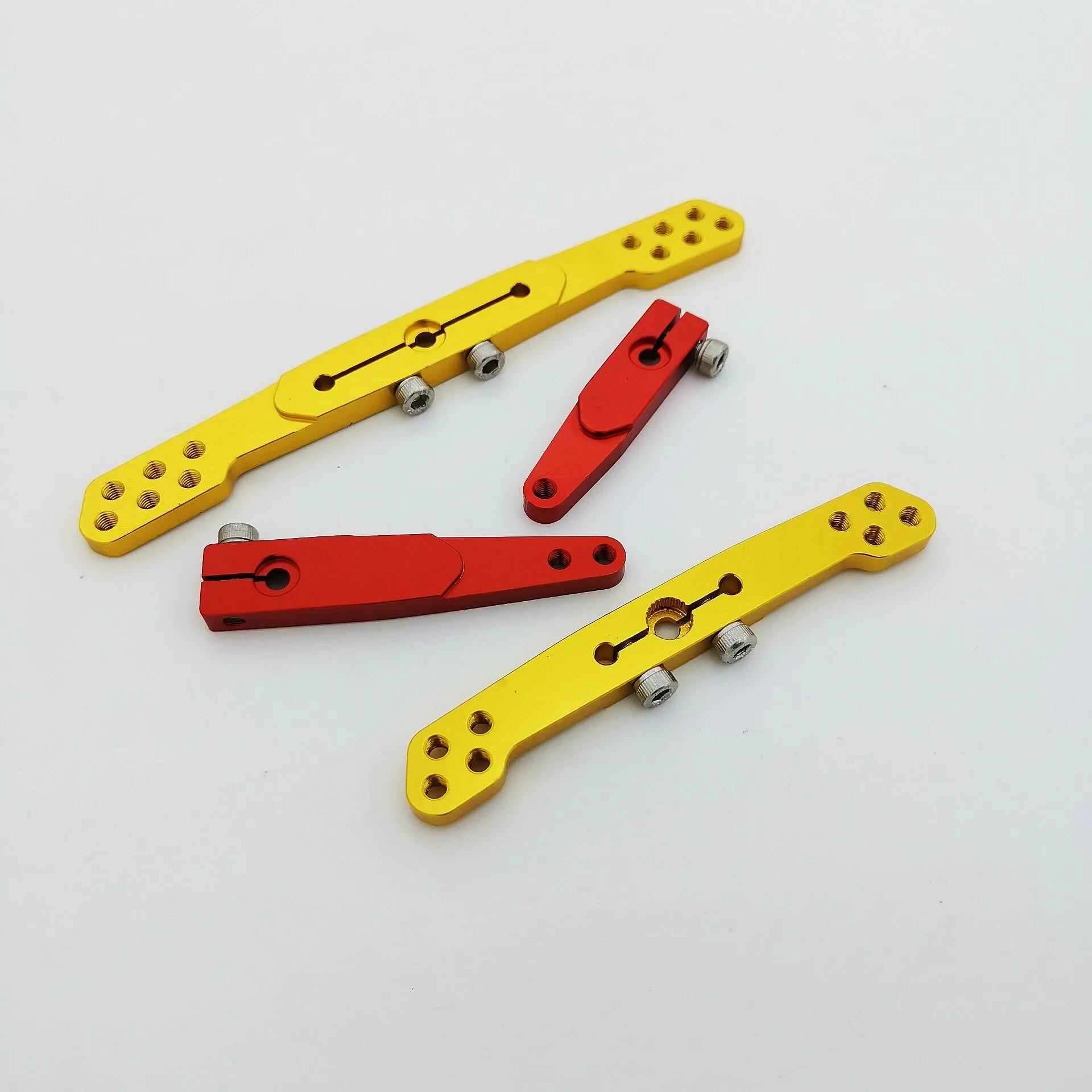 Aluminum golden Servo Arm for RC airplane 1.5 2 3  4inch  double  side 25T futaba