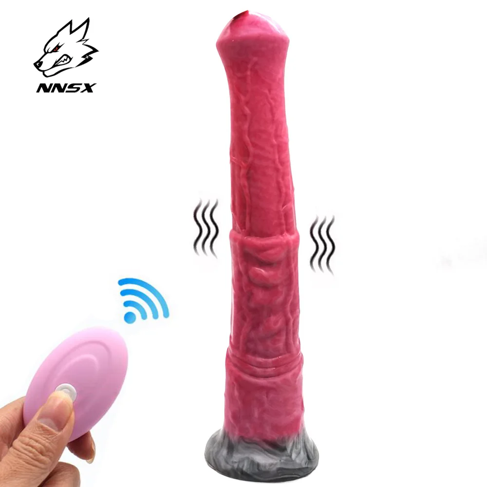 NNSX جديد الاهتزاز بعقب المكونات الحصان دسار سيليكون التحكم عن بعد تهتز المكونات الشرج مع شفط كأس مثير لعب متجر للنساء