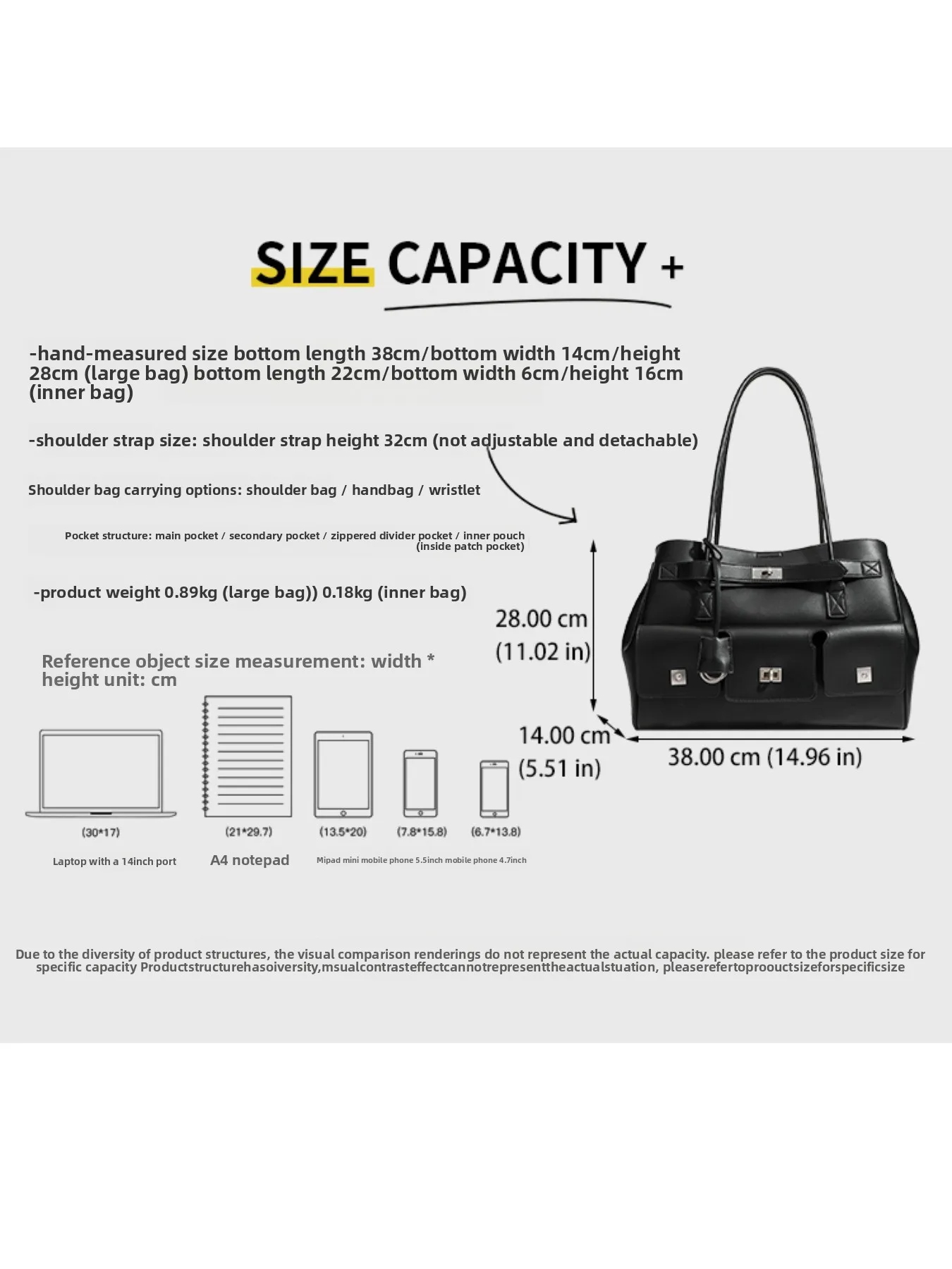 حقيبة كتف محمولة للأم والطفل ذات سعة كبيرة للسيدات في منتصف العمر لعام 2025 #2
