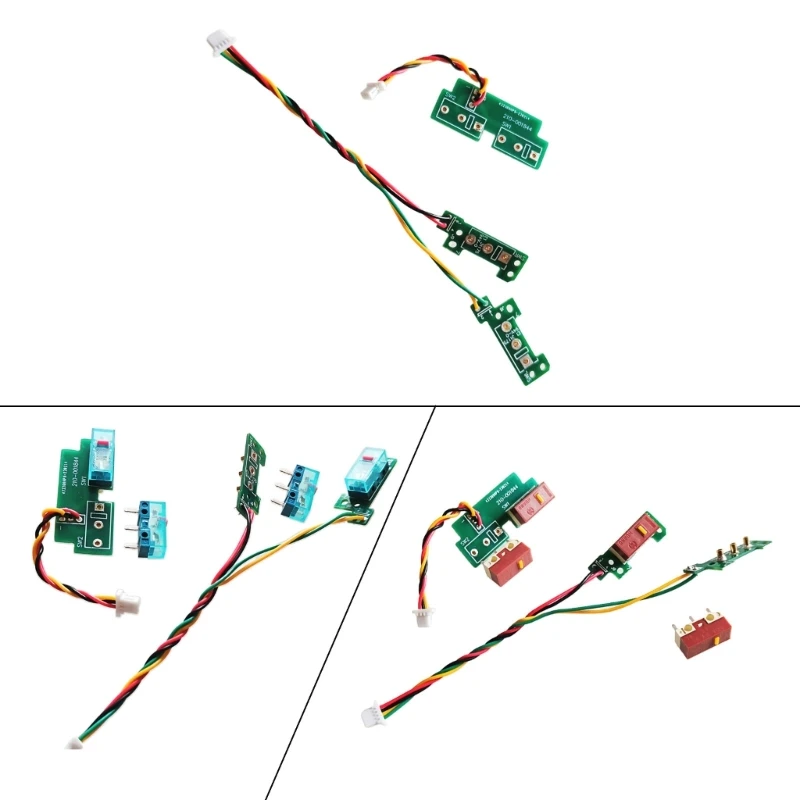 Mouse Repair Part Mouse Button Module MicroSwitch Button Board Cable for G304 G305 Gaming Mouse Hotswapble